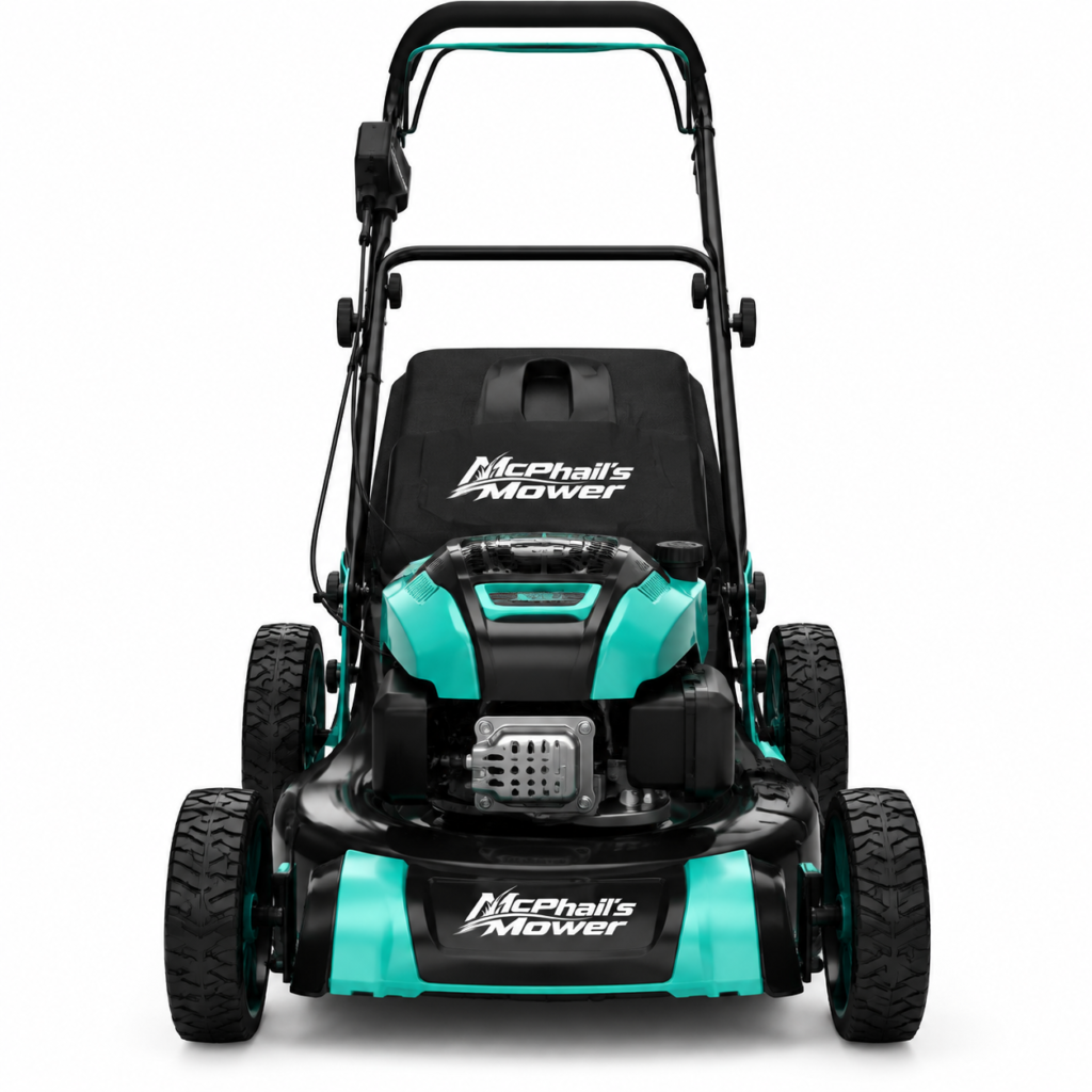 Mower with Rear Collection System