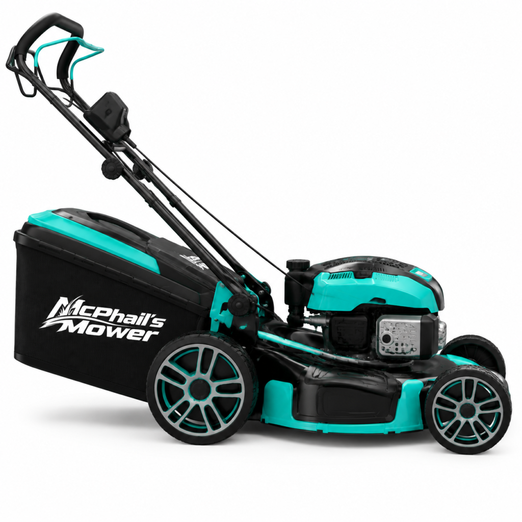 Mower with Rear Collection System